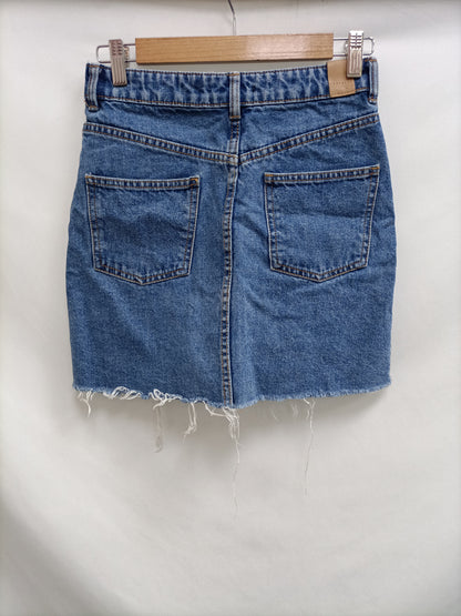 Falda Denim Botones Zara Denim Botones – Hibuy Market