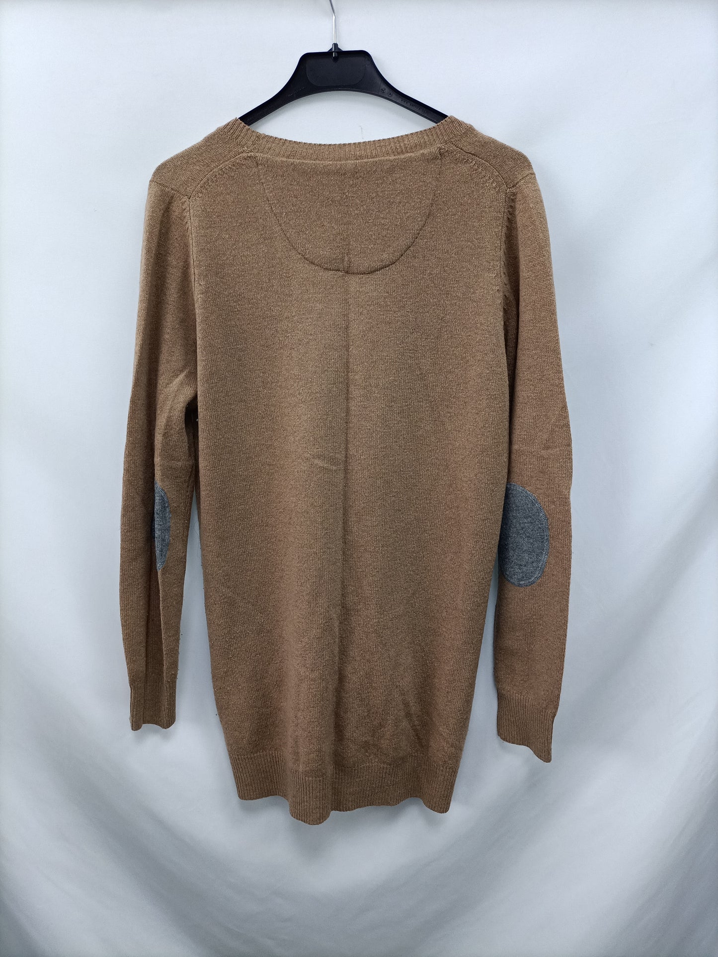 MASSIMO DUTTI. Tm camel wool cardigan