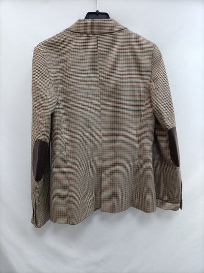 ZARA. Blazer pata de gallo T.s