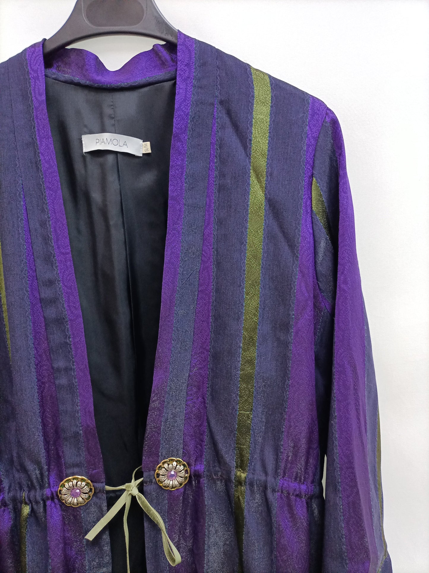 PIAMOLA. Striped Kimono Ts/m
