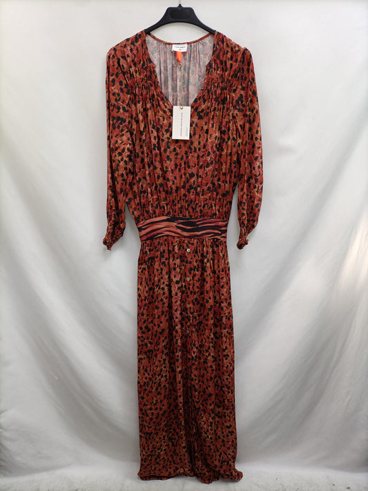 THAIS AMICH. Vestido largo print T.xs/s