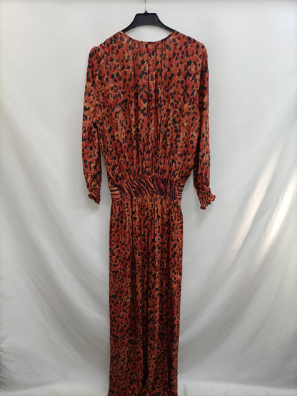 THAIS AMICH. Vestido largo print T.xs/s