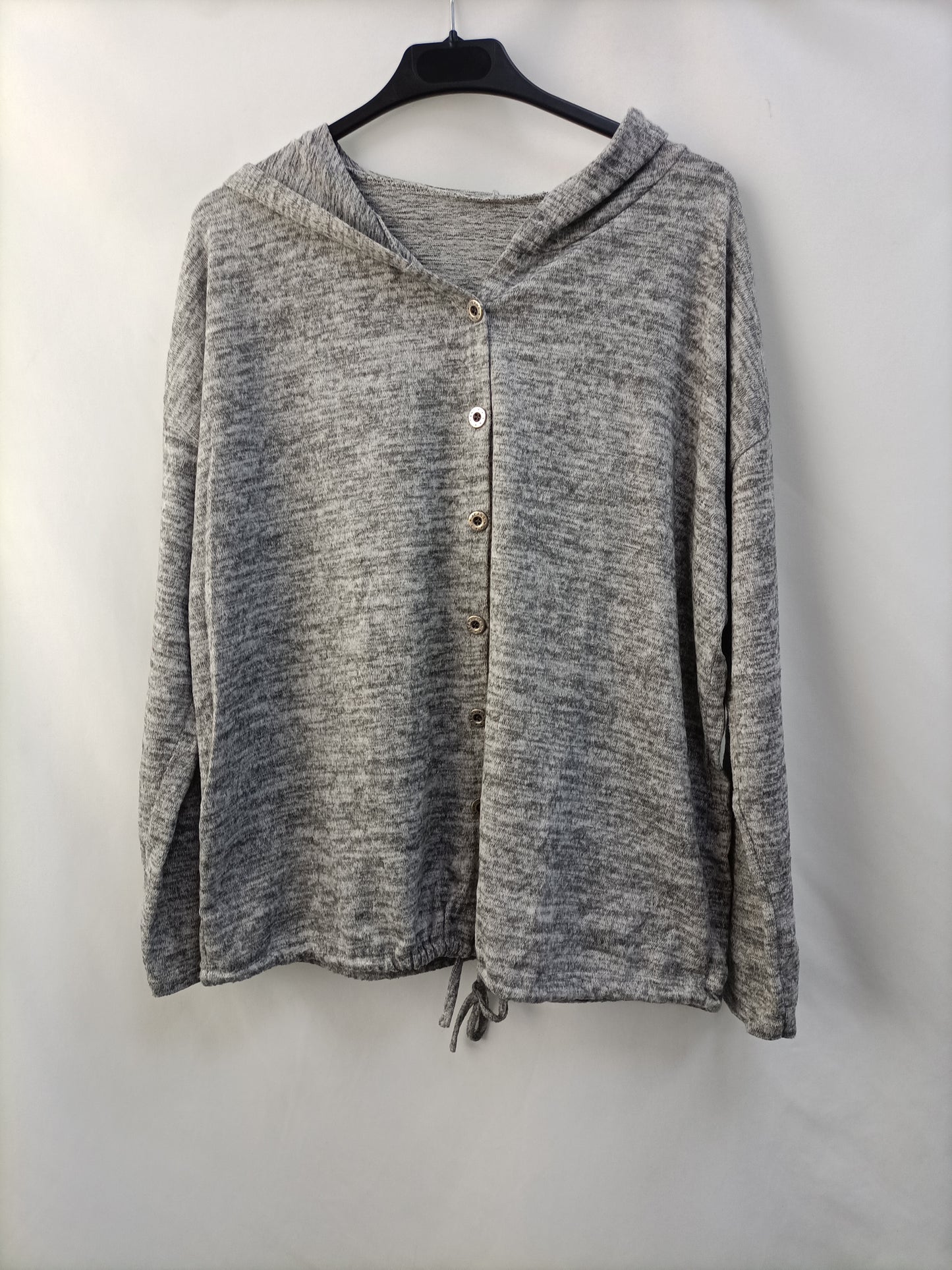 OTRAS. Chaqueta jaspeado gris Tu(l)