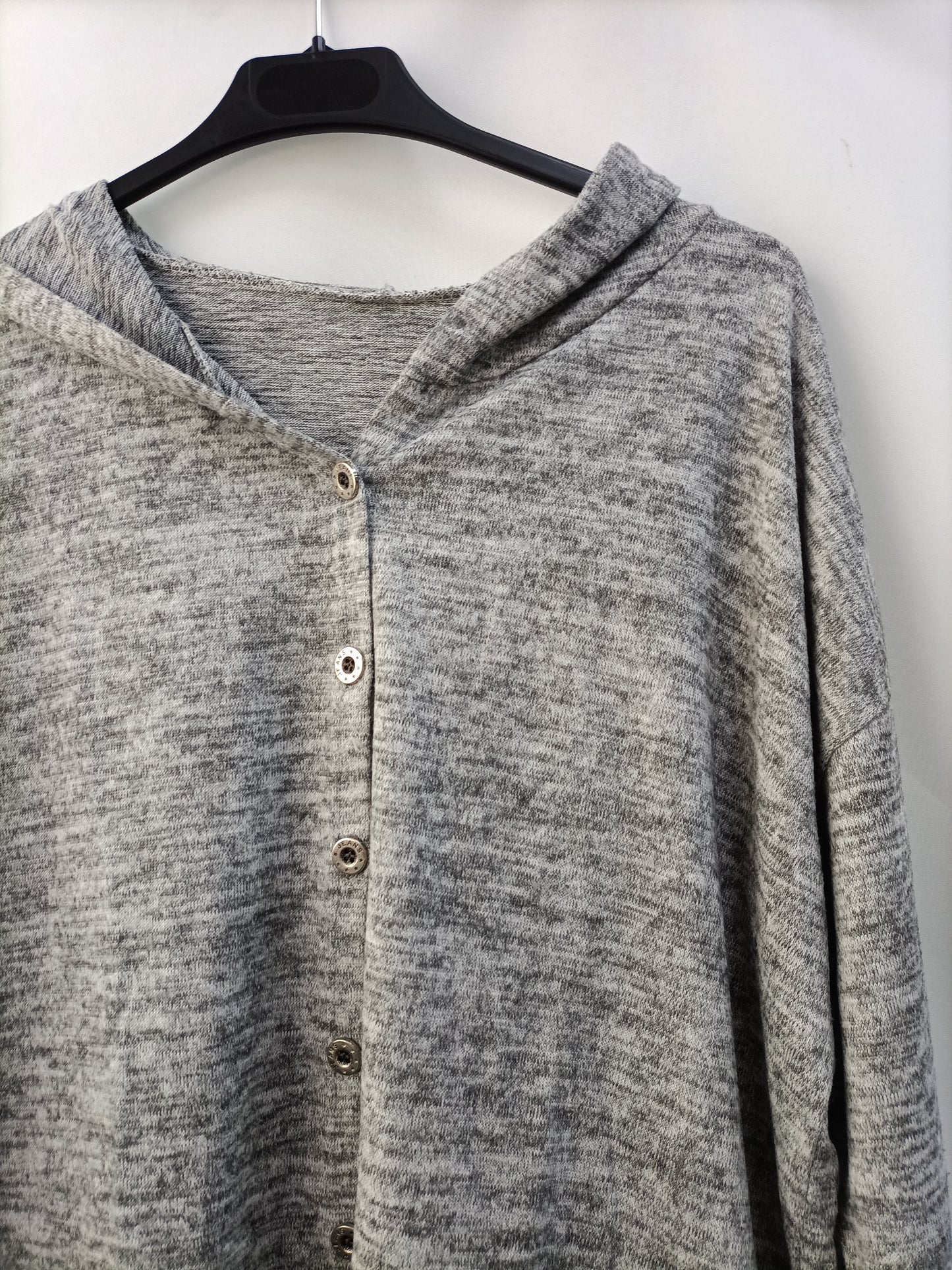 OTRAS. Chaqueta jaspeado gris Tu(l)