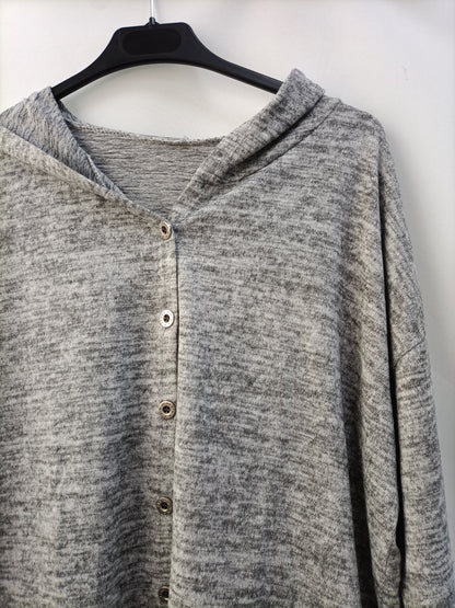 OTRAS. Chaqueta jaspeado gris Tu(l)