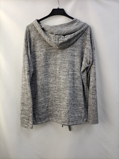 OTRAS. Chaqueta jaspeado gris Tu(l)