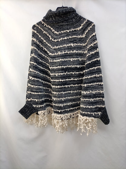 OTRAS. Jersey/poncho jaspeado T.u