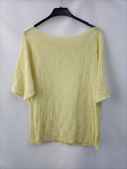 OTRAS. Top amarillo hilos T.u(l)