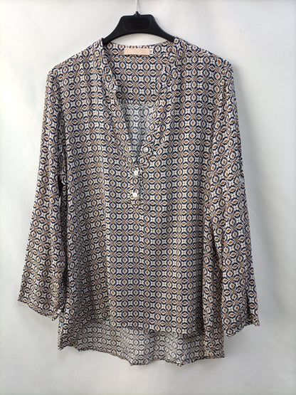 VIC VIA. Blusa estampada T.m