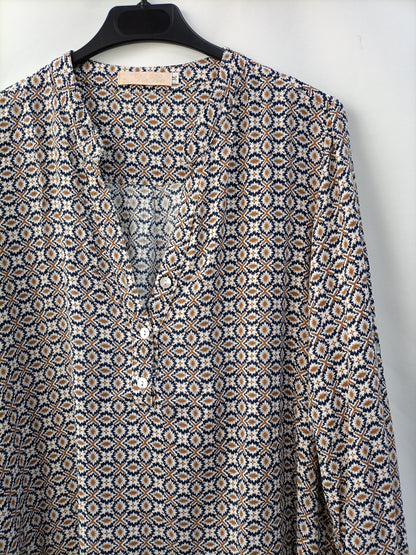 VIC VIA. Blusa estampada T.m