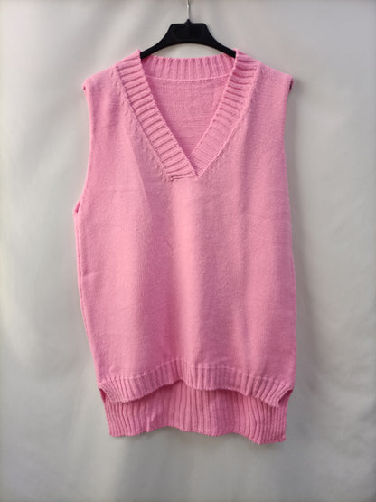 OTRAS. Chaleco rosa Tu(m)