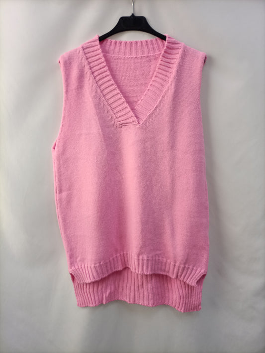 OTRAS. Chaleco rosa Tu(m)