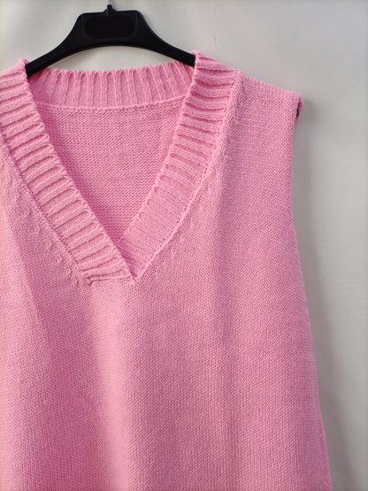 OTRAS. Chaleco rosa Tu(m)