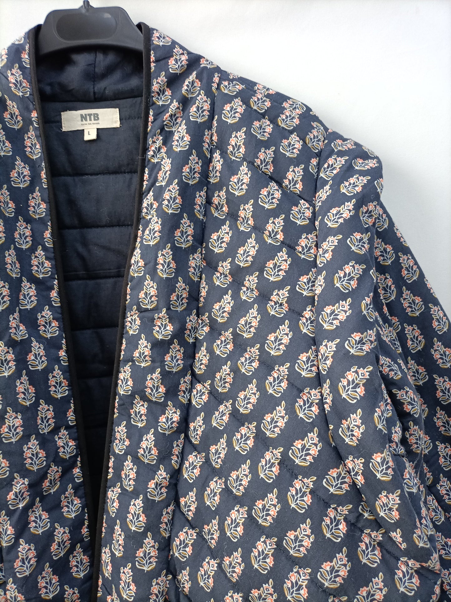 NAME THE BRAND. Chaqueta acolchada azul T.l