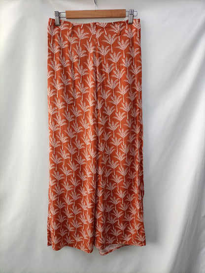 market.OTRAS. Falda midi Palmeras T.u(36)