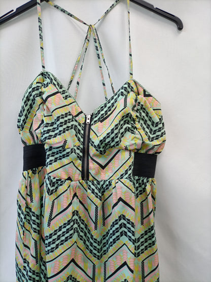 BILLABONG.Vestido corto estampado T.m