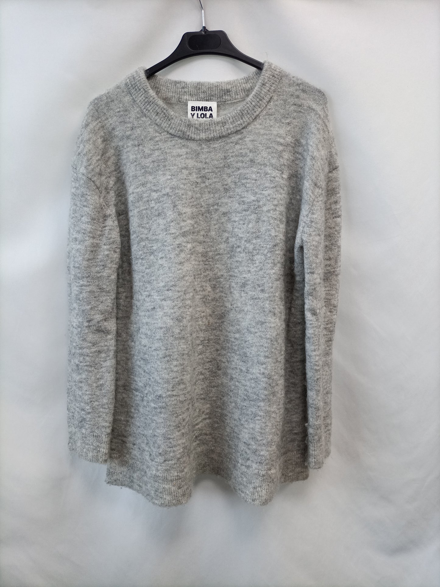 BIMBA Y LOLA.Jersey gris oversized T.s