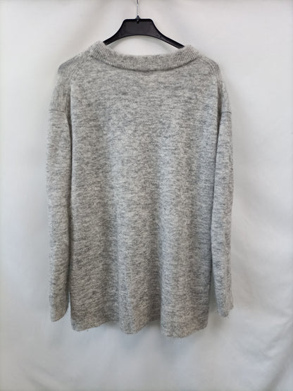 BIMBA Y LOLA.Jersey gris oversized T.s