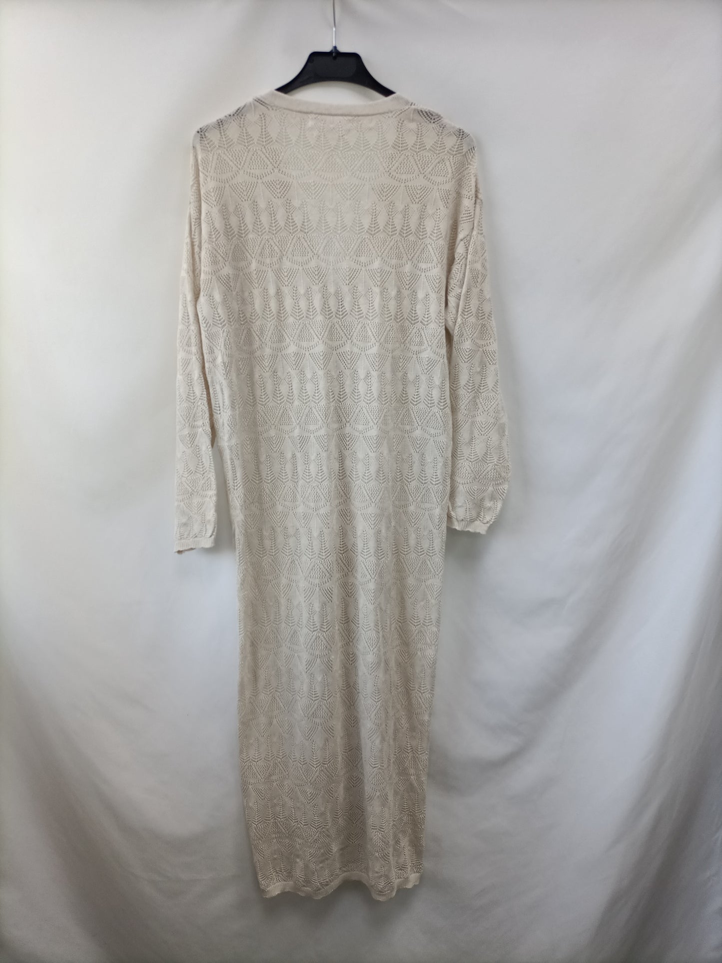 MANGO. Die-cut linen dress/jacket TS