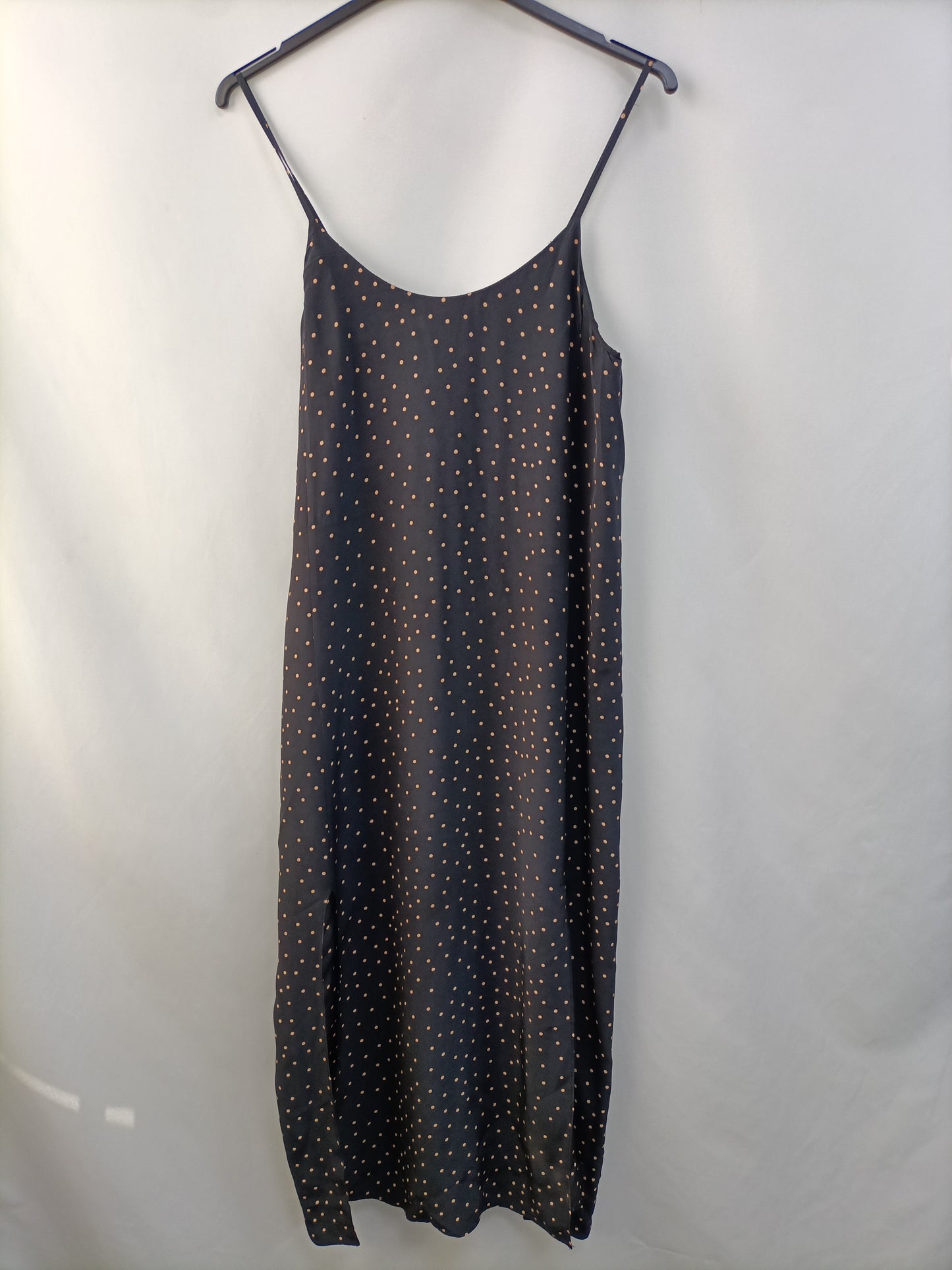 &amp;OTHER STORIES.Long polka dot dress S.34