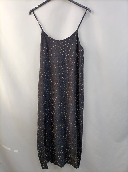 &amp;OTHER STORIES.Long polka dot dress S.34