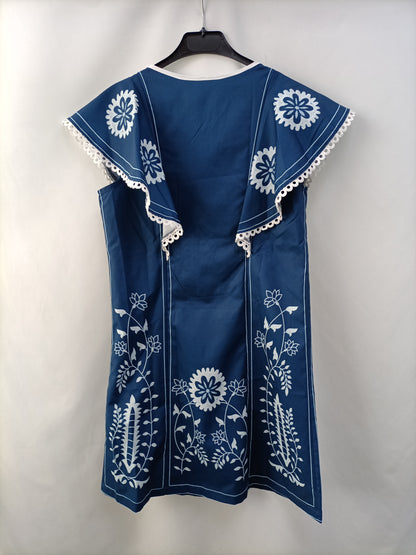 OTRAS.Vestido corto bordado TU (S)