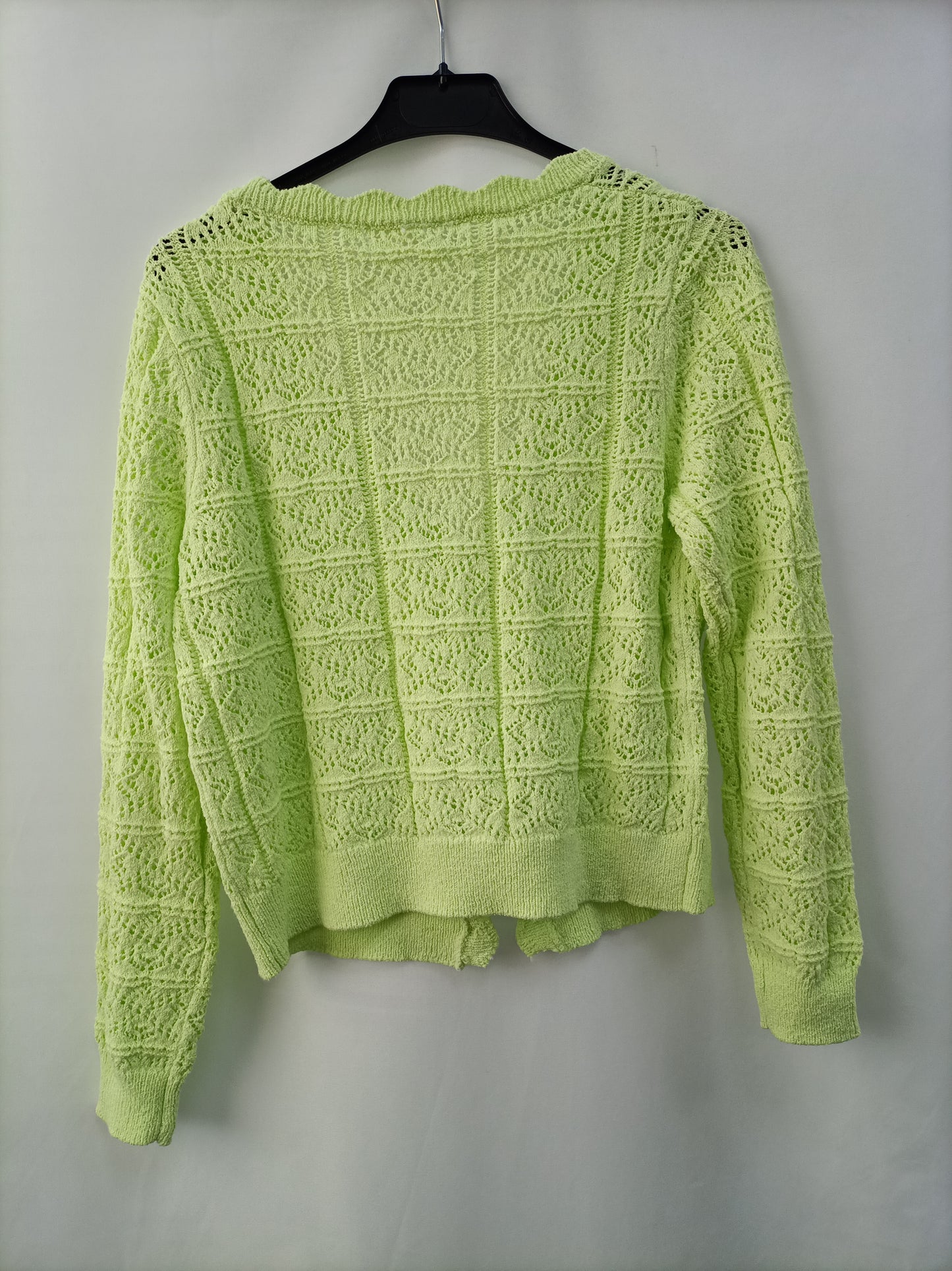 MANGO.Chaqueta croché T.s