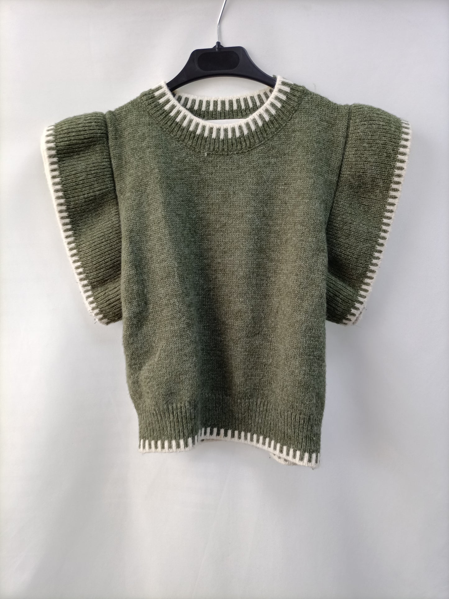 AMEÈ.Jersey de punto sin mangas. T.S