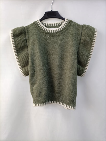 AMEÈ.Jersey de punto sin mangas. T.S