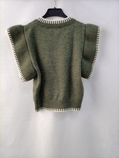 AMEÈ.Jersey de punto sin mangas. T.S