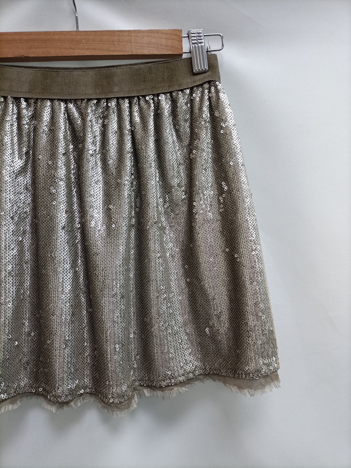BY BAMBULA. Golden sequin skirt Tu(xs)