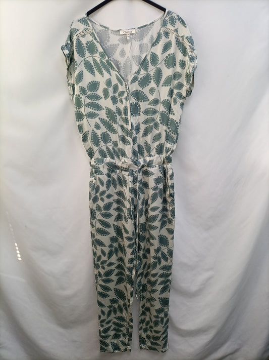 CHARLISE. Mono Verde hojas T.36