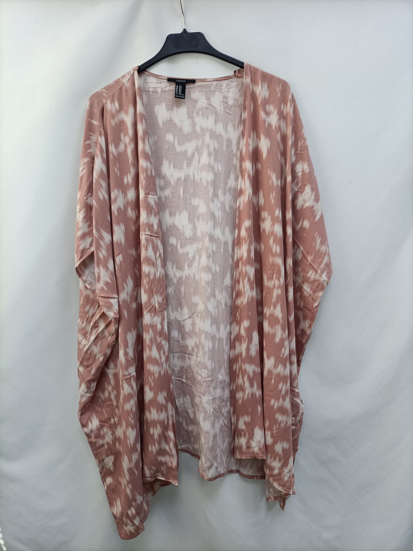 FOREVER21. Kimono rosa tie dye T.m/l