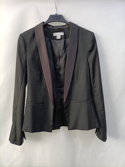 H&M. Blazer negra de vestir T.34