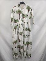 BALAKATA. Vestido blanco palmeras T.s