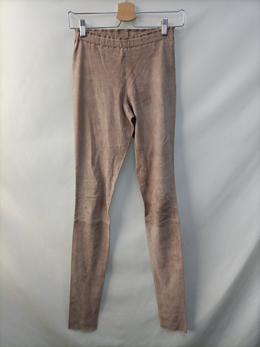 STOULS. Beige leggings, size XXS