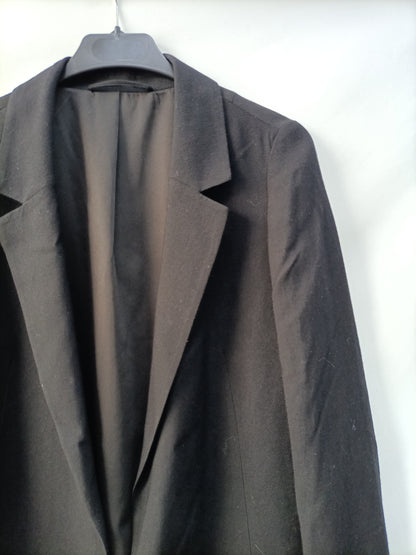ALLSAINTS. Blazer negra fluida T.34