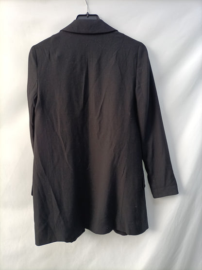 ALLSAINTS. Blazer negra fluida T.34