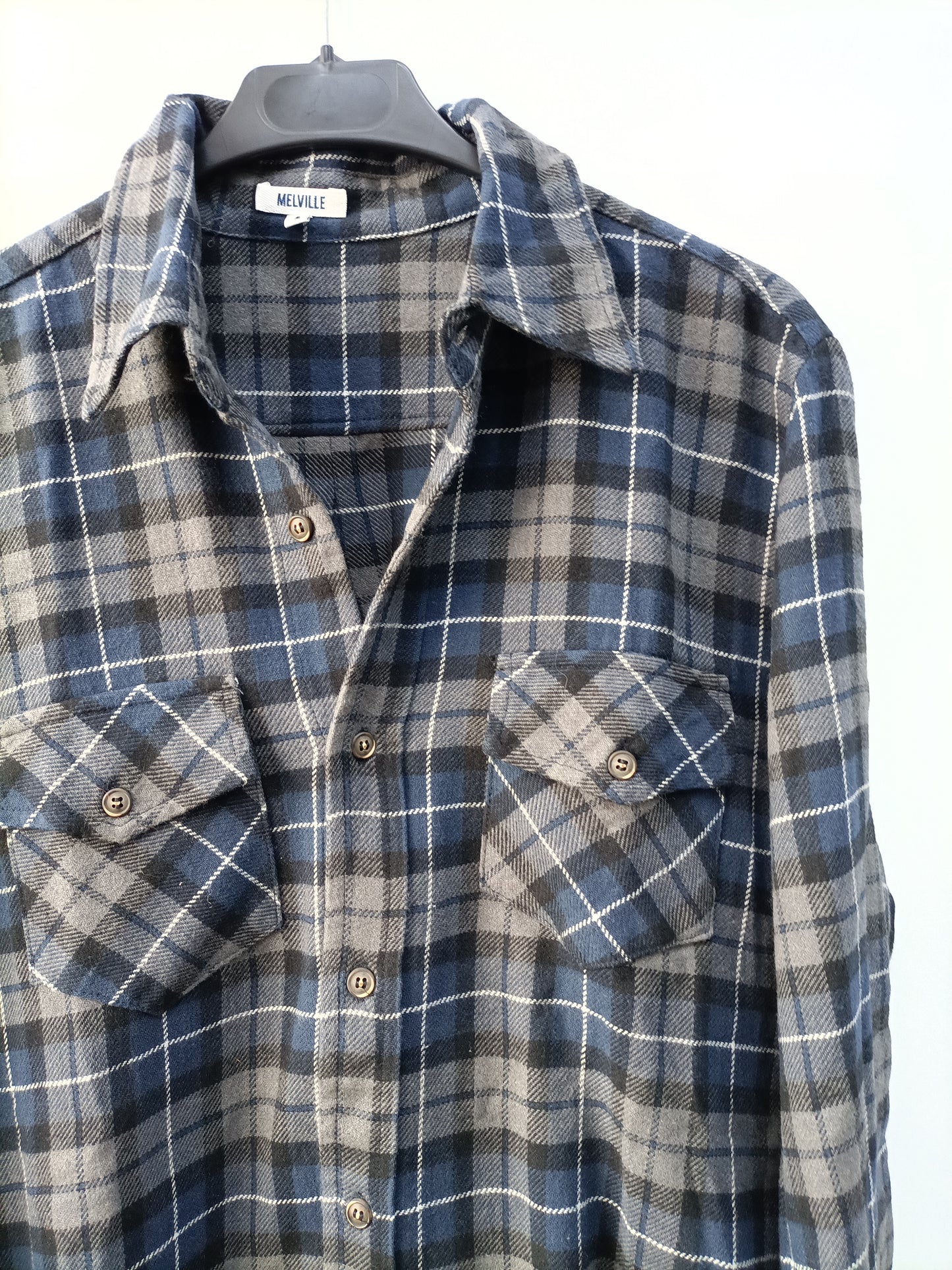 BRANDY MELVILLE. Camisa de cuadros T.s