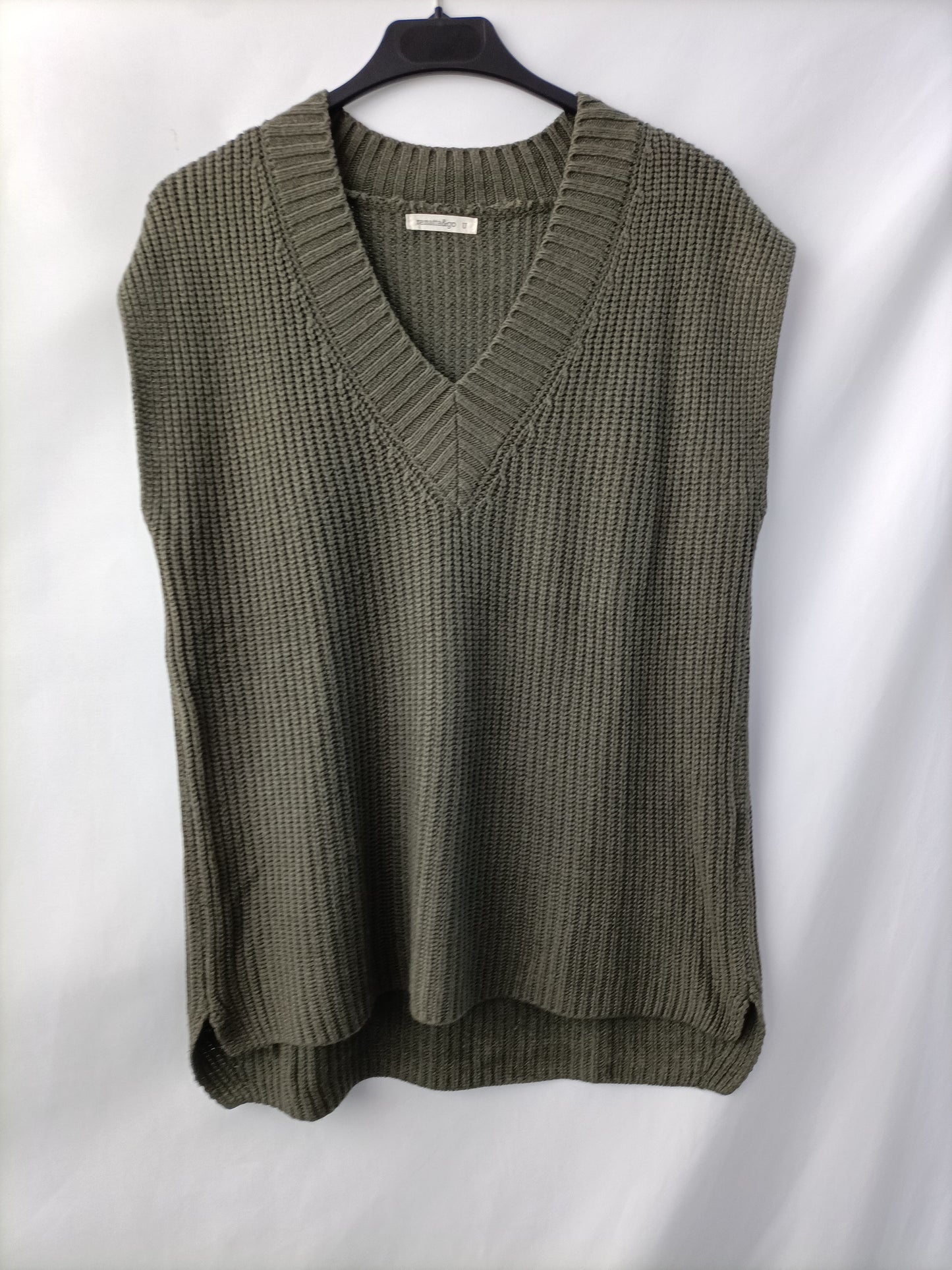 RENATTA&CO. Chaleco verde oversized T.u(s/m)