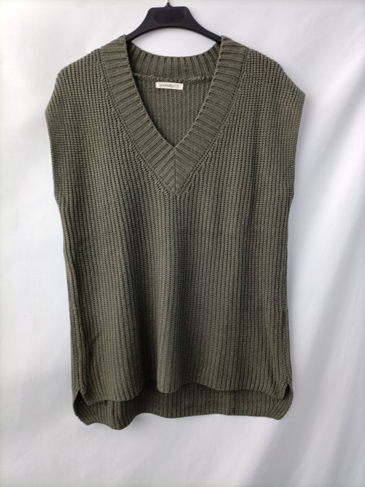 RENATTA&CO. Chaleco verde oversized T.u(s/m)