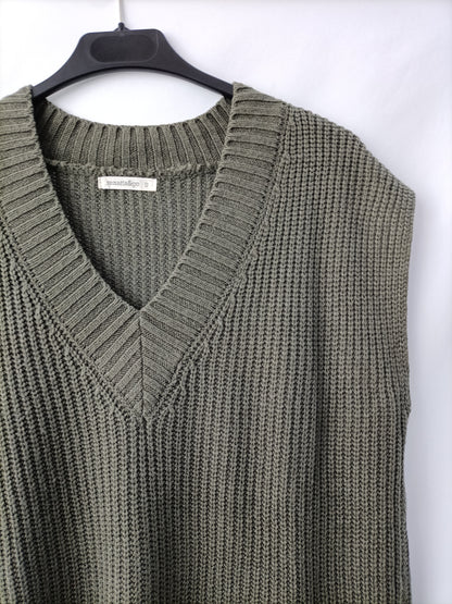 RENATTA&CO. Chaleco verde oversized T.u(s/m)