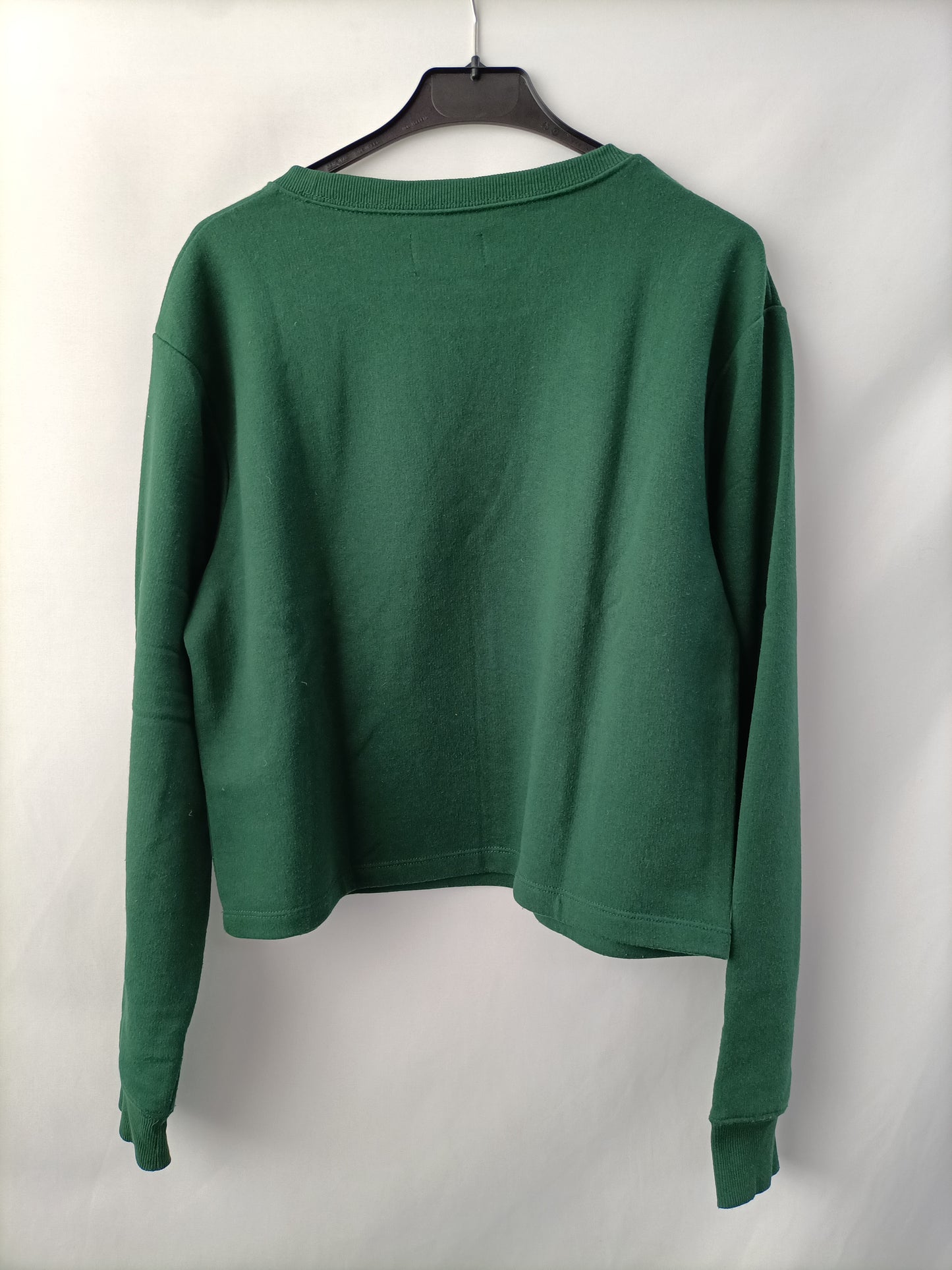 PULL&BEAR. Sudadera verde T.m