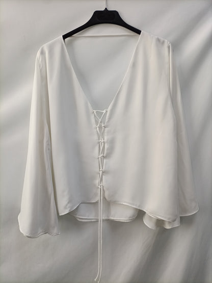 OTRAS. Blusa blanca T.u(s/m)