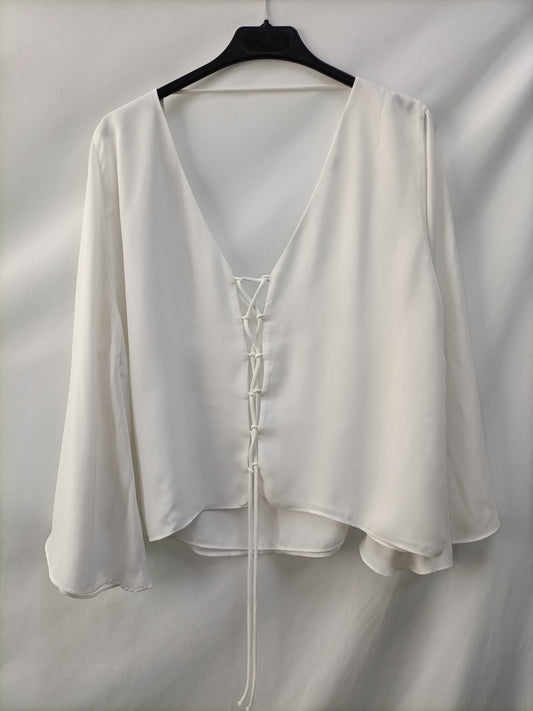 OTRAS. Blusa blanca T.u(s/m)