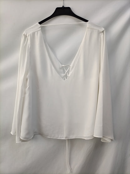 OTRAS. Blusa blanca T.u(s/m)