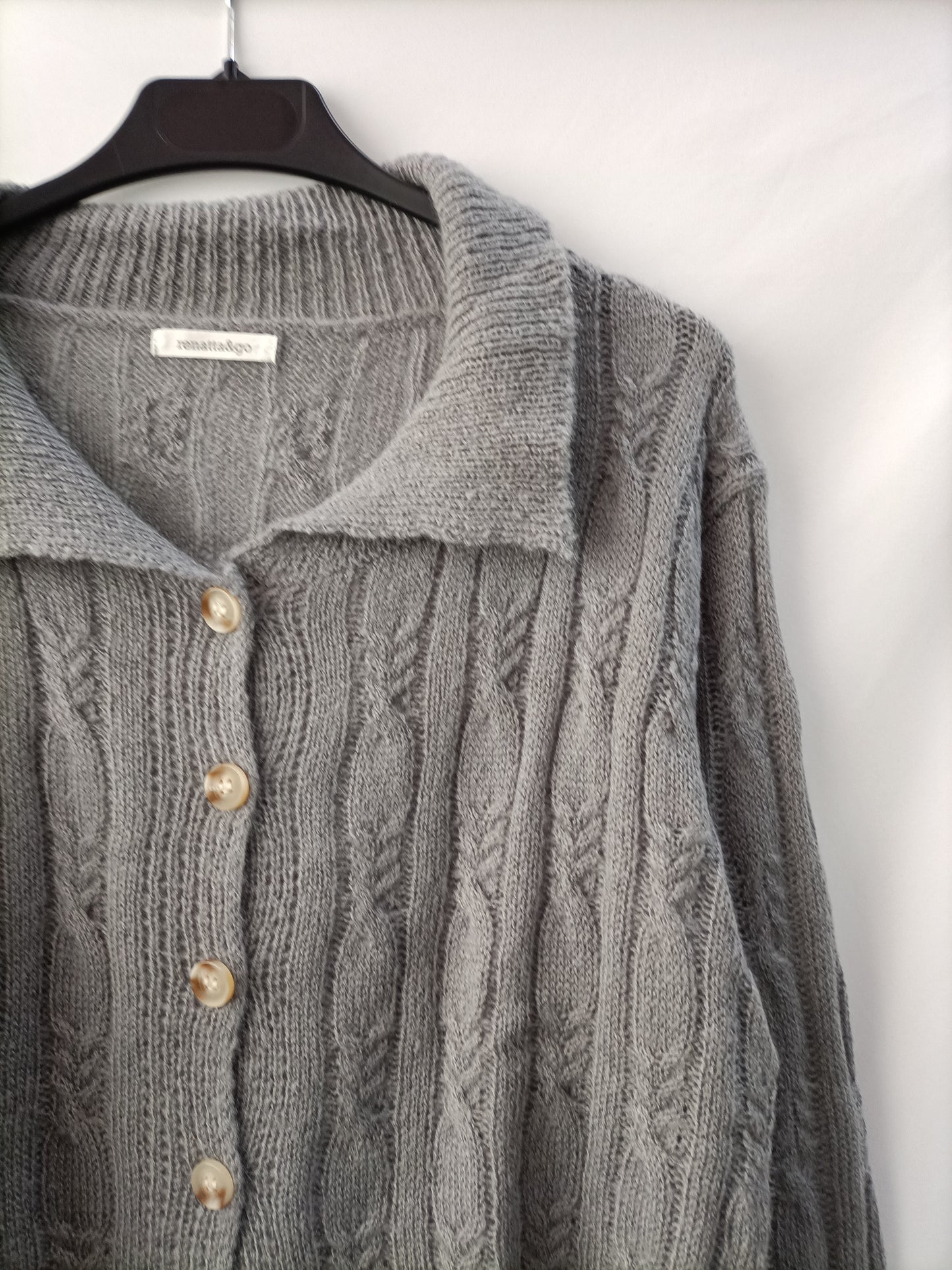 RENATTA&CO. Rebeca gris ochos T.s/m