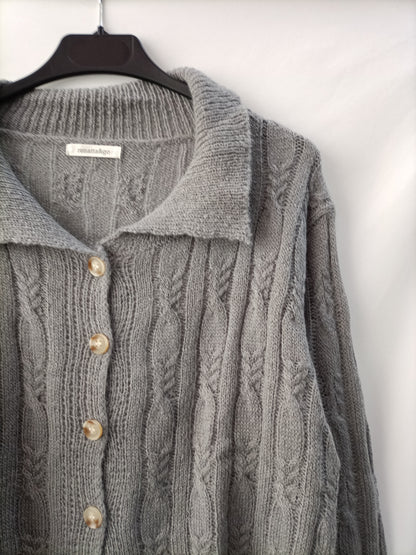 RENATTA&CO. Rebeca gris ochos T.s/m