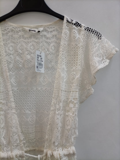 GISELA. Kimono encaje T.s/m