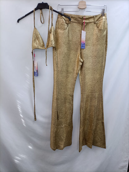 LOAVIES. Total look gold T.xs/s